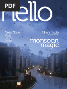 Club Mahindra Hello magazine monsoon issue cover