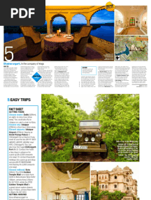 Published Lonely Planet Magazine India travel feature page