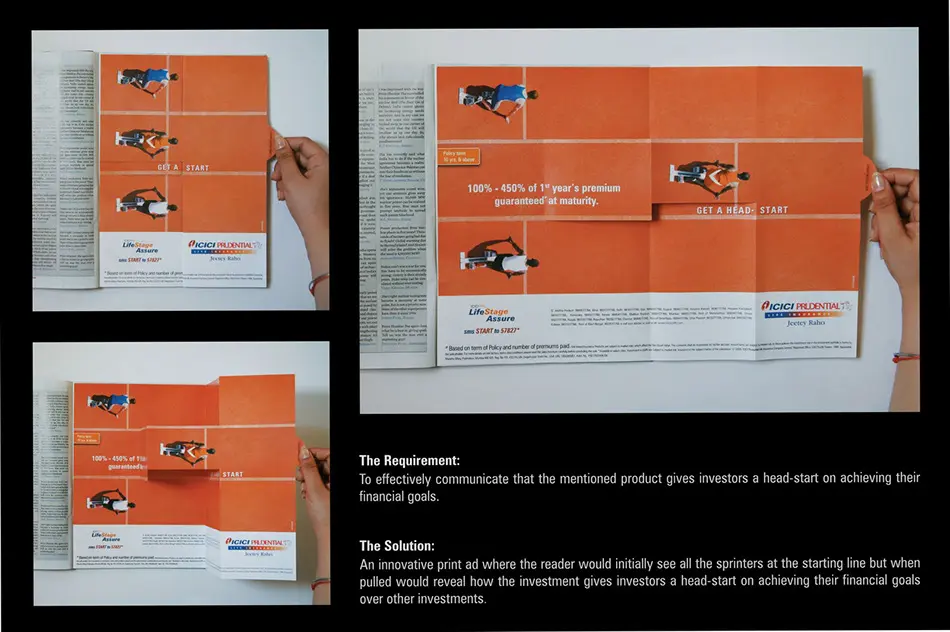 Multi-format orange campaign by Quotient Communications